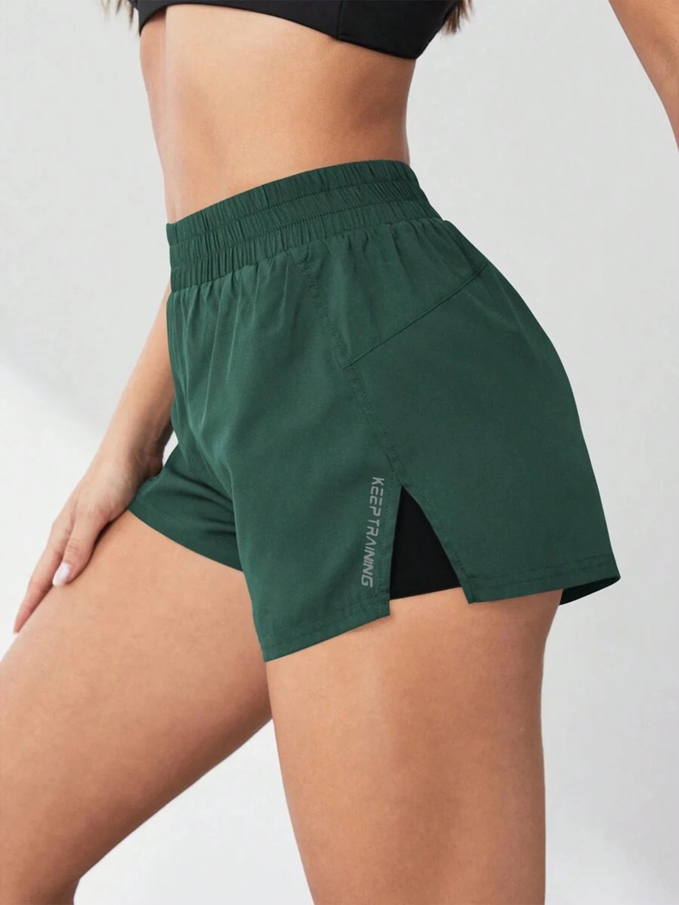 Elevate Your Workout with Our 2026 Faux Two-Piece Anti-Exposure Yoga Shorts - Perfect for Fitness, Running, and Casual Wear!