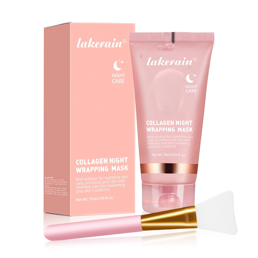 Revitalize Your Skin Overnight with the Korean Deep Collagen Peel-Off Mask - Anti-Wrinkle, Lifting Treatment for All Skin Types