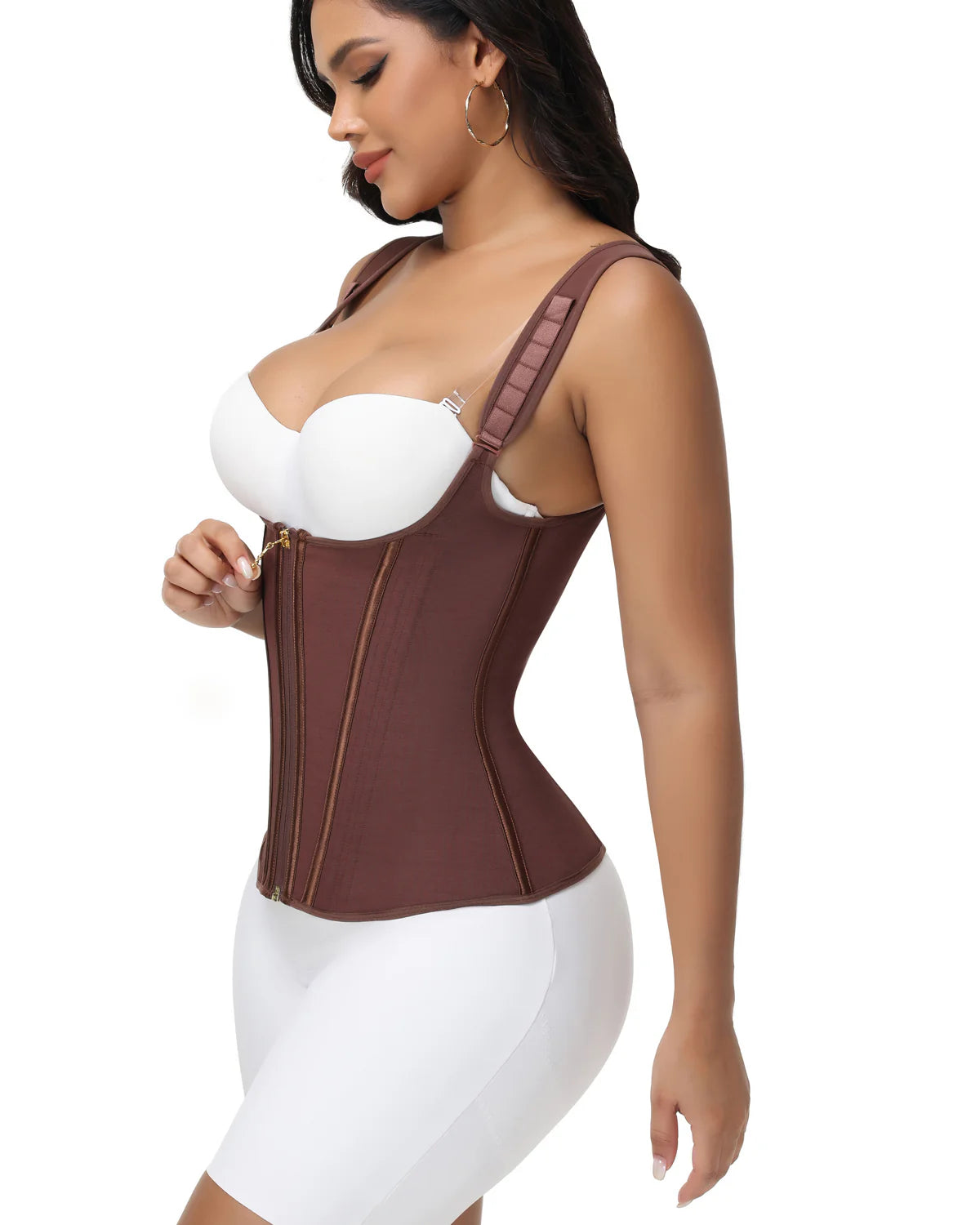 Transform Your Figure with the Shapshe® Women's Waist Trainer Corset Vest – Ultimate Body Shaper with Steel Bones