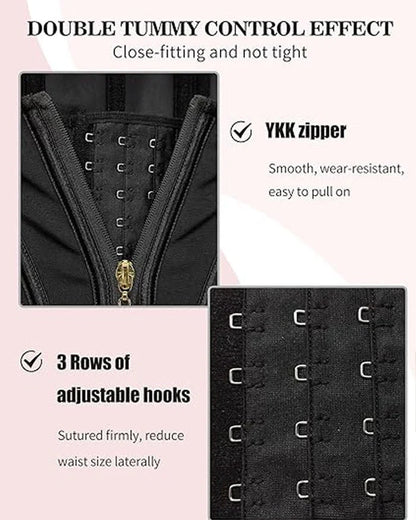 Transform Your Figure with the Shapshe® Women's Waist Trainer Corset Vest – Ultimate Body Shaper with Steel Bones