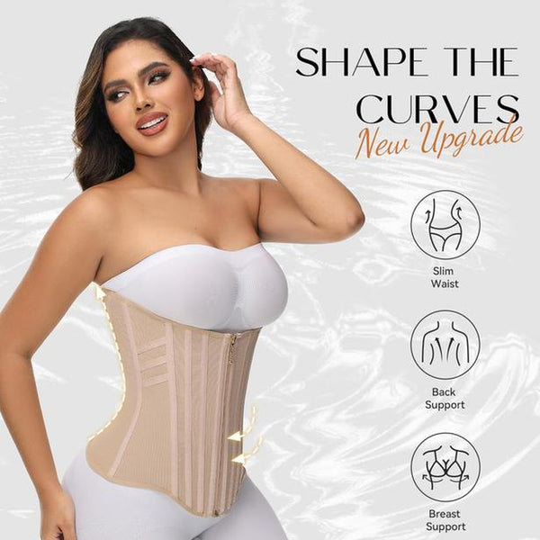 Transform Your Workout with SHAPSHE Women's Tummy Control Waist Trainer Corset - Ultimate Comfort & Style for Gym Enthusiasts
