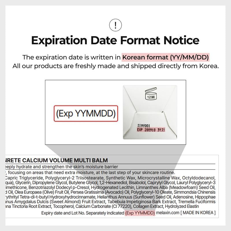 Transform Your Eye Care Routine with Dr.Melaxin's Cemenrete Calcium Multi Balm - Anti-Aging, Firming & Soothing Formula for Youthful Skin