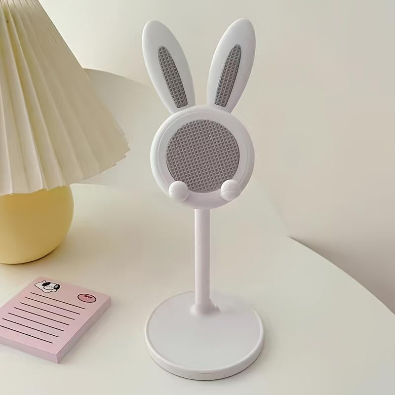 Whimsical Rabbit Design Adjustable Phone Holder - Perfect Desktop Stand for Home & Office