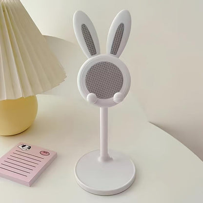 Whimsical Rabbit Design Adjustable Phone Holder - Perfect Desktop Stand for Home & Office