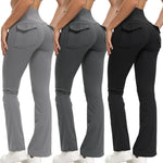 High Waisted Flared Yoga Pants
