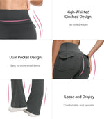 High Waisted Flared Yoga Pants