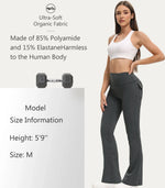 High Waisted Flared Yoga Pants