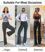 High Waisted Flared Yoga Pants