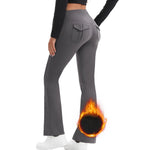 High Waisted Flared Yoga Pants