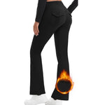 High Waisted Flared Yoga Pants