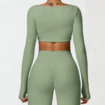 Quick Dry Square Neck Gym Top