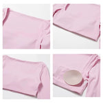 Quick Dry Square Neck Gym Top