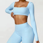 Quick Dry Square Neck Gym Top