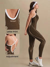 Compression Cross Strap Yoga Jumpsuit