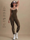 Compression Cross Strap Yoga Jumpsuit