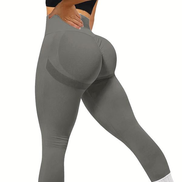 Fall Sporty Women'S High Waist Ruched Sports Leggings, Sport Plain High Stretch Skinny Pants for Yoga Running Gym Workout, Workout Clothes for Women, Women Sport & Outdoor Clothing for Back to School, Plz Order a Size Up, Fall Outfits 2024, 90S Clothes