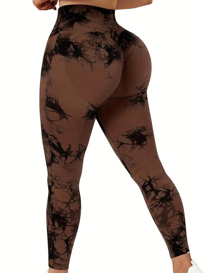 Fall Sporty Women'S High Waist Ruched Sports Leggings, Sport Plain High Stretch Skinny Pants for Yoga Running Gym Workout, Workout Clothes for Women, Women Sport & Outdoor Clothing for Back to School, Plz Order a Size Up, Fall Outfits 2024, 90S Clothes