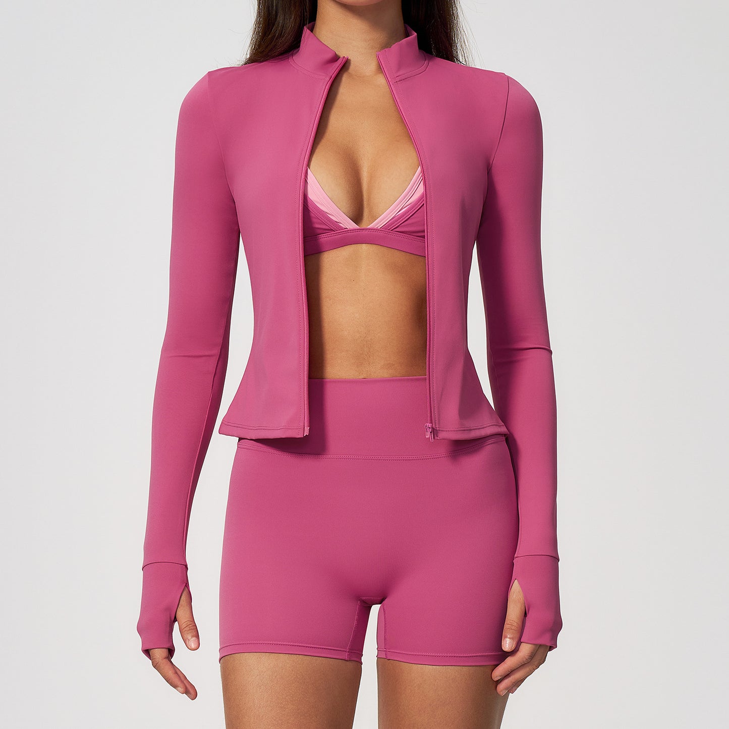 New Tight-Fitting Yoga Workout Three-Piece Set