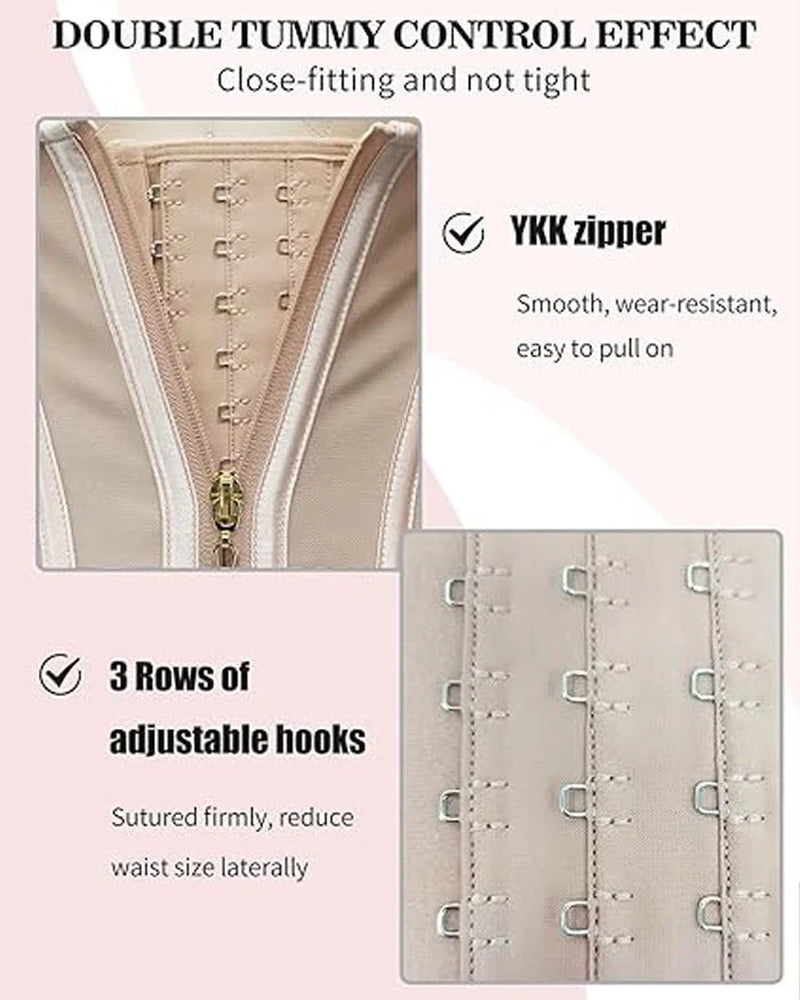 Transform Your Figure with the Shapshe® Women's Waist Trainer Corset Vest – Ultimate Body Shaper with Steel Bones
