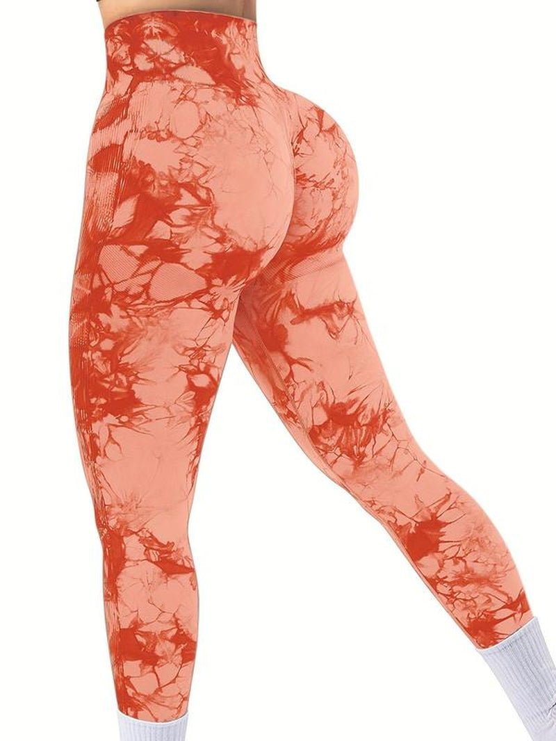 Fall Sporty Women'S High Waist Ruched Sports Leggings, Sport Plain High Stretch Skinny Pants for Yoga Running Gym Workout, Workout Clothes for Women, Women Sport & Outdoor Clothing for Back to School, Plz Order a Size Up, Fall Outfits 2024, 90S Clothes