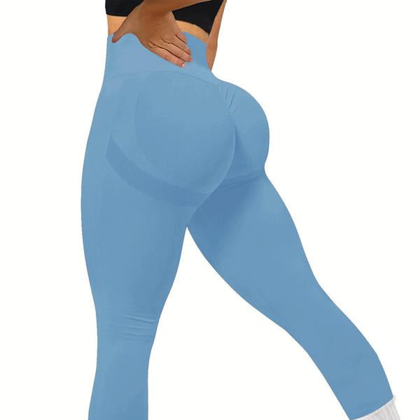 Fall Sporty Women'S High Waist Ruched Sports Leggings, Sport Plain High Stretch Skinny Pants for Yoga Running Gym Workout, Workout Clothes for Women, Women Sport & Outdoor Clothing for Back to School, Plz Order a Size Up, Fall Outfits 2024, 90S Clothes