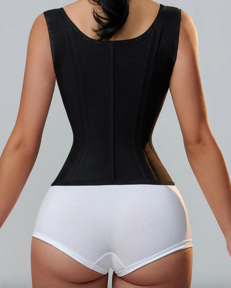 Transform Your Figure with the Shapshe® Women's Waist Trainer Corset Vest – Ultimate Body Shaper with Steel Bones
