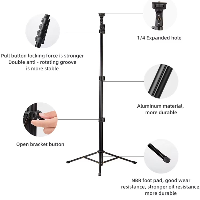 Digital 360 Rotating Horizontal Stabilizer Dslr 2M Video Holder 3110 Mobile Stand Professional Camera Tripod
