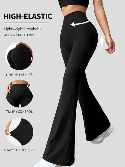 Elevate Your Style with Our High-Waisted Flare Pants - Perfect for Any Occasion!