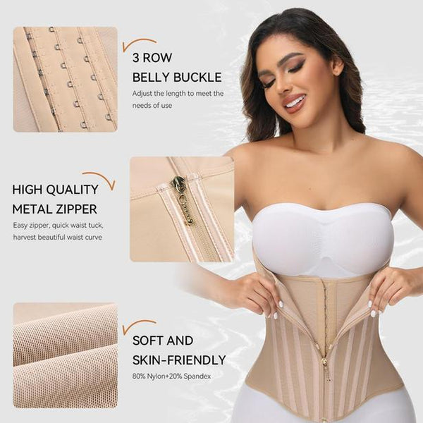 Transform Your Workout with SHAPSHE Women's Tummy Control Waist Trainer Corset - Ultimate Comfort & Style for Gym Enthusiasts