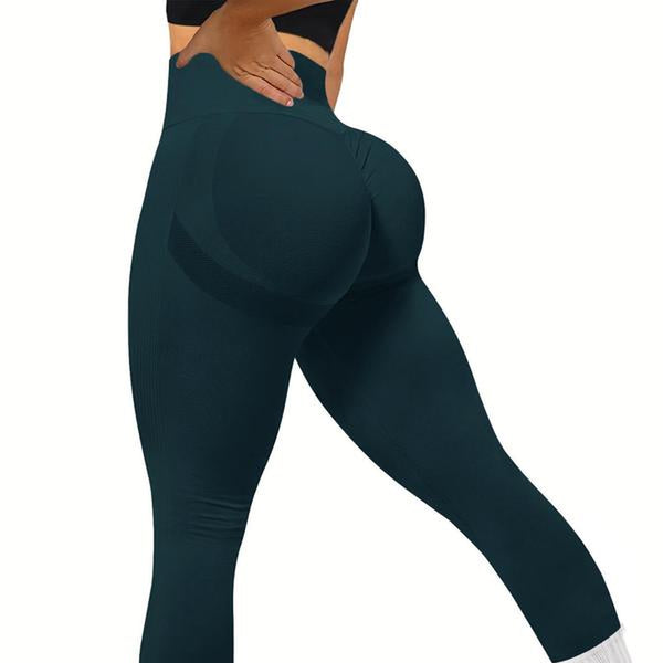 Fall Sporty Women'S High Waist Ruched Sports Leggings, Sport Plain High Stretch Skinny Pants for Yoga Running Gym Workout, Workout Clothes for Women, Women Sport & Outdoor Clothing for Back to School, Plz Order a Size Up, Fall Outfits 2024, 90S Clothes