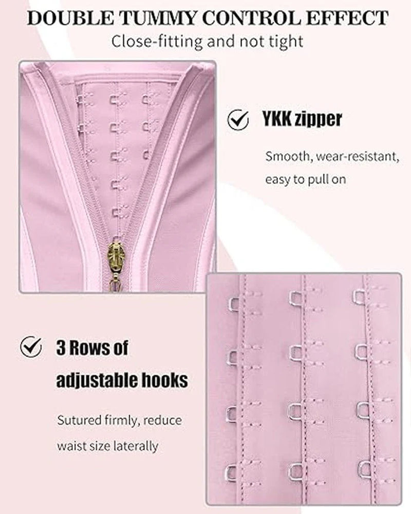 Transform Your Figure with the Shapshe® Women's Waist Trainer Corset Vest – Ultimate Body Shaper with Steel Bones