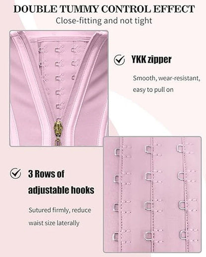 Transform Your Figure with the Shapshe® Women's Waist Trainer Corset Vest – Ultimate Body Shaper with Steel Bones