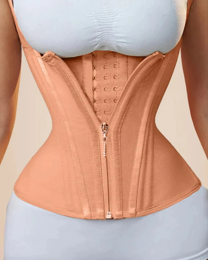 Transform Your Figure with the Shapshe® Women's Waist Trainer Corset Vest – Ultimate Body Shaper with Steel Bones