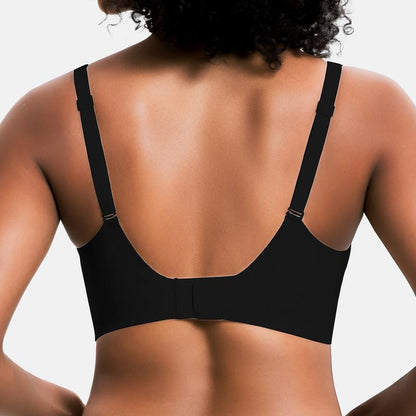 Experience Ultimate Comfort with VRCOMFY Deep V Wireless Push-Up Bralettes - Perfect for Everyday Wear
