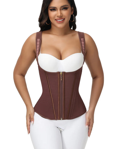 Transform Your Figure with the Shapshe® Women's Waist Trainer Corset Vest – Ultimate Body Shaper with Steel Bones