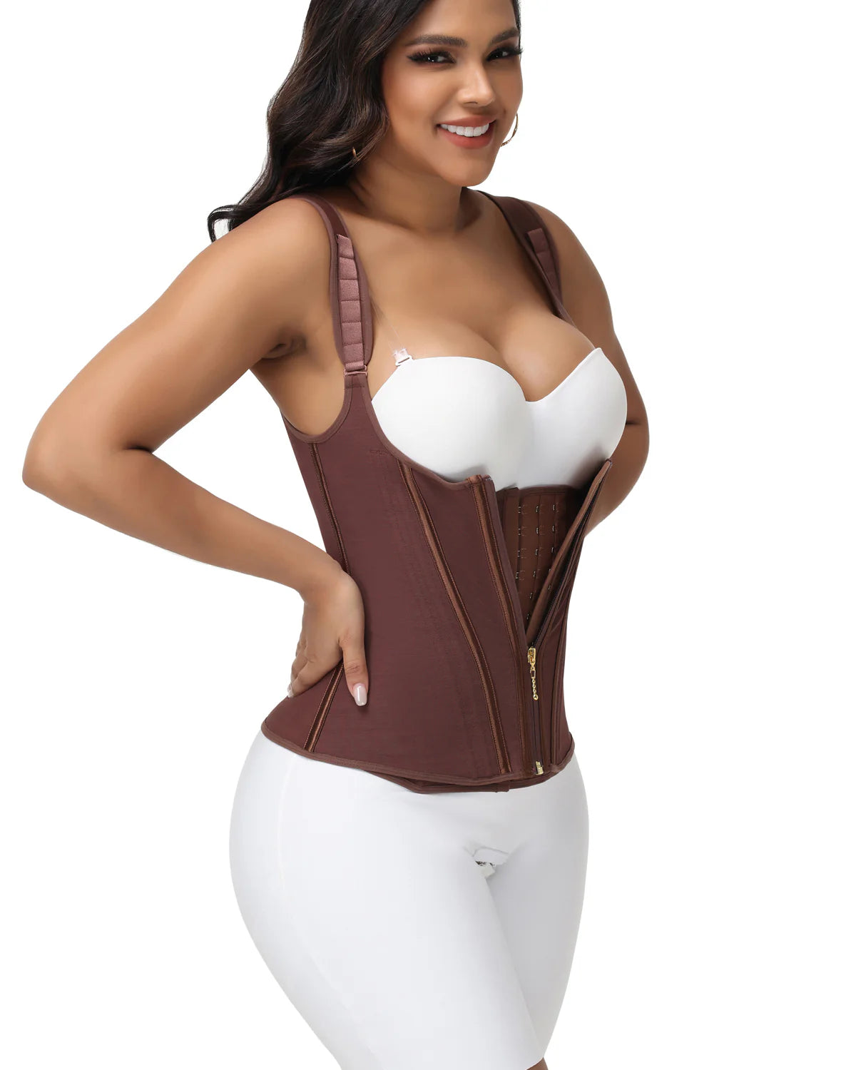 Transform Your Figure with the Shapshe® Women's Waist Trainer Corset Vest – Ultimate Body Shaper with Steel Bones