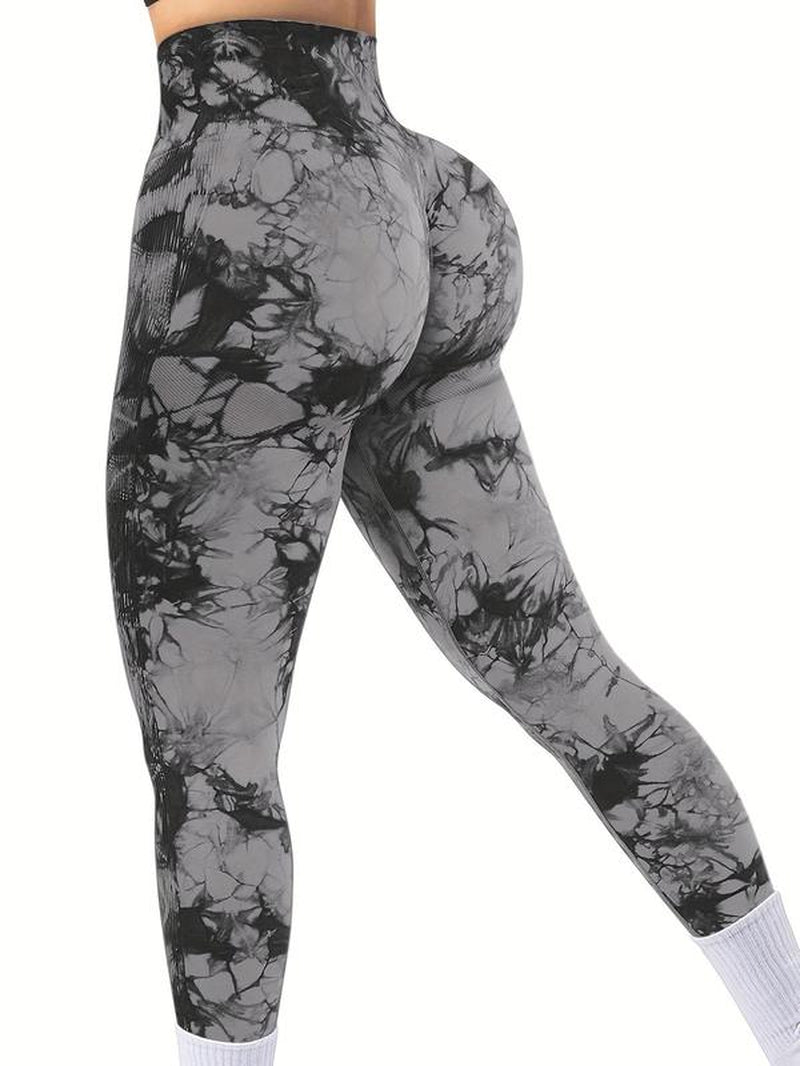 Fall Sporty Women'S High Waist Ruched Sports Leggings, Sport Plain High Stretch Skinny Pants for Yoga Running Gym Workout, Workout Clothes for Women, Women Sport & Outdoor Clothing for Back to School, Plz Order a Size Up, Fall Outfits 2024, 90S Clothes