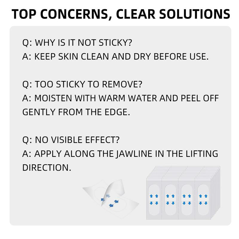 Invisible Face Lifting Tape (120 Pcs) - Instant V-Shape & Lifting Effect - Waterproof, Breathable & Skin-Friendly - for Sagging Skin & Wrinkle Concealing - Perfect for Daily Commute, Photos & Video Calls