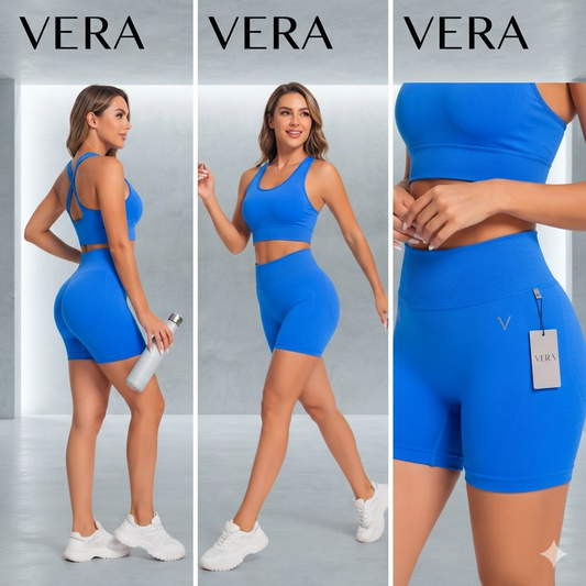 Ribbed Seamless Yoga Shorts