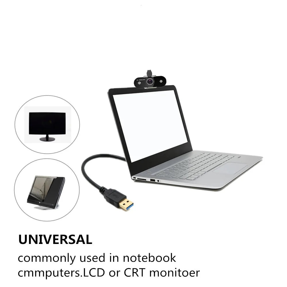 For Logitech C920 1080P HD Pro Webcam USB Interface CMOS Image Sensor 4K Resolution