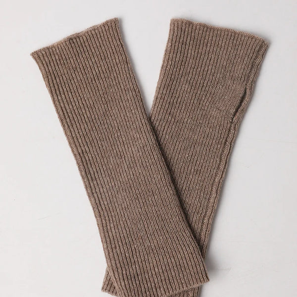 Custom Pure 100% Cashmere Gloves Winter Men Women Fingerless Knitted Fashion Thermal Woolen Wool Mittens Gloves