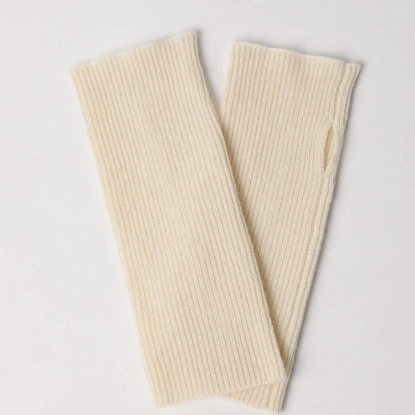 Custom Pure 100% Cashmere Gloves Winter Men Women Fingerless Knitted Fashion Thermal Woolen Wool Mittens Gloves