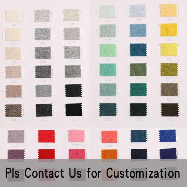 Custom Pure 100% Cashmere Gloves Winter Men Women Fingerless Knitted Fashion Thermal Woolen Wool Mittens Gloves