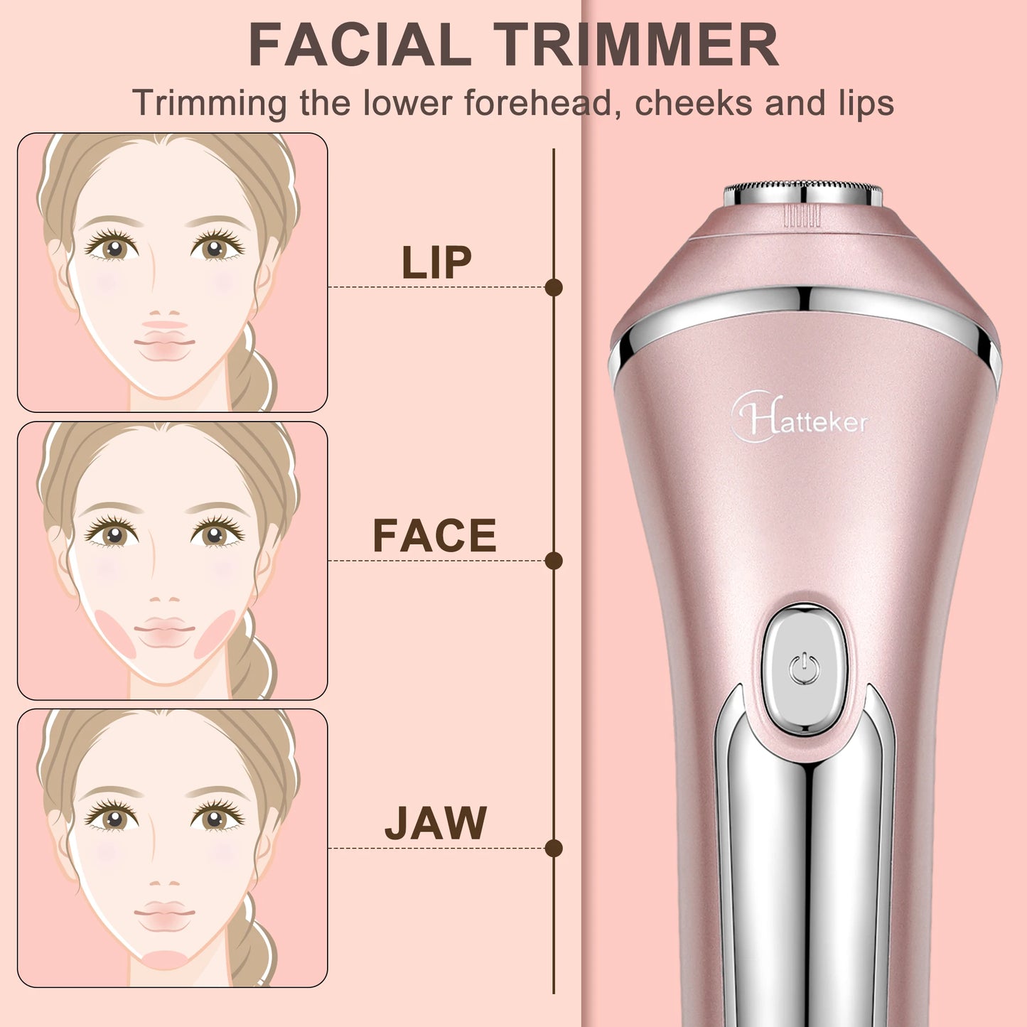 Revolutionary 3-in-1 Electric Epilator & Shaver for Effortless Hair Removal - Perfect for Legs, Arms, Underarms, and Bikini Area