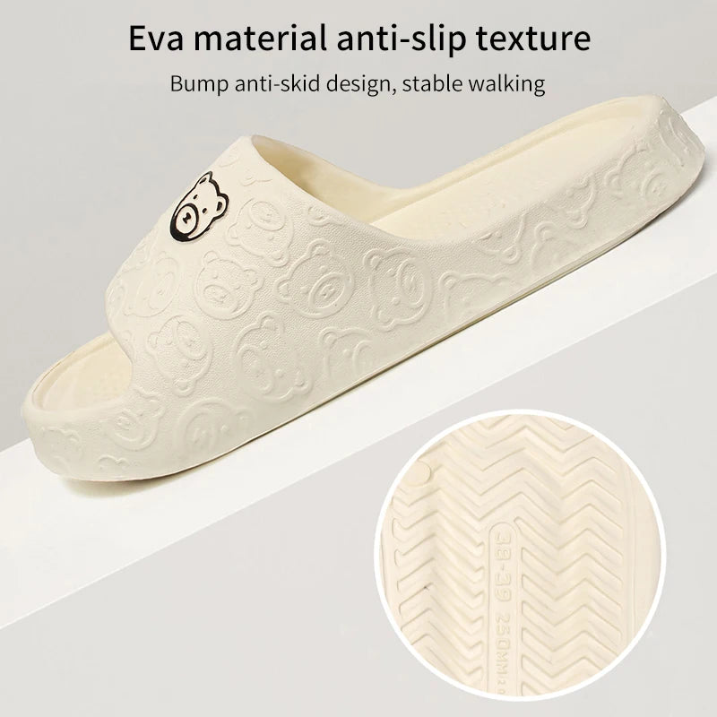 Step into Comfort: Stylish Non-Slip Eva Slippers for Women - Perfect for Indoor Summer Relaxation