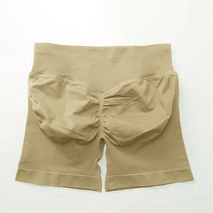 Elevate Your Workout with NCLAGEN Women's Impact Shorts - Seamless 4.5" Biker Shorts for Ultimate Comfort and Style