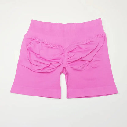 Elevate Your Workout with NCLAGEN Women's Impact Shorts - Seamless 4.5" Biker Shorts for Ultimate Comfort and Style