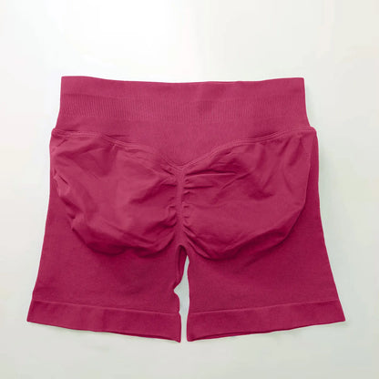 Elevate Your Workout with NCLAGEN Women's Impact Shorts - Seamless 4.5" Biker Shorts for Ultimate Comfort and Style