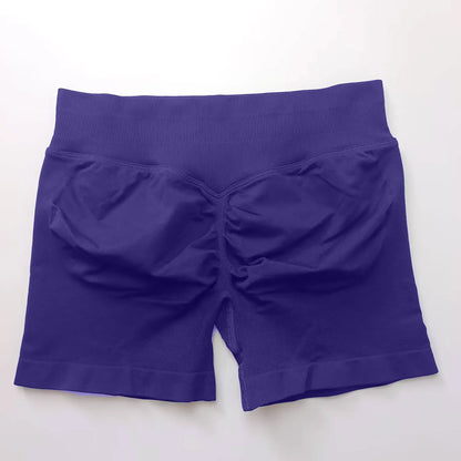 Elevate Your Workout with NCLAGEN Women's Impact Shorts - Seamless 4.5" Biker Shorts for Ultimate Comfort and Style
