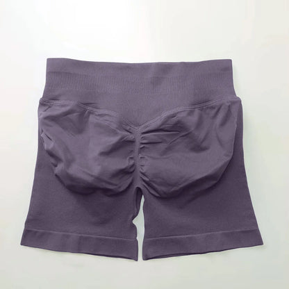 Elevate Your Workout with NCLAGEN Women's Impact Shorts - Seamless 4.5" Biker Shorts for Ultimate Comfort and Style
